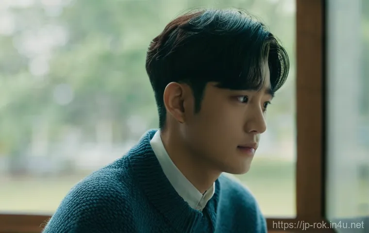 김수현 인기 드라마 - **Prompt for "My Love from the Star" (별에서 온 그대 / 星から来たあなた):**
    A captivating portrait of a handso...